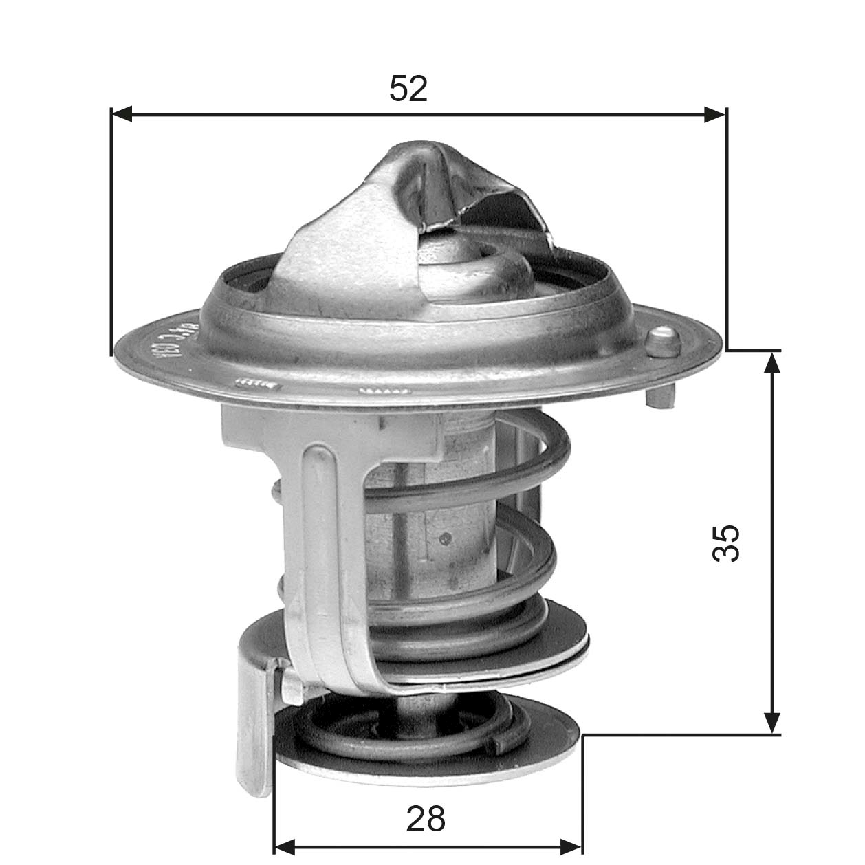 GATES TH29478G1 Termostato, Refrigerante