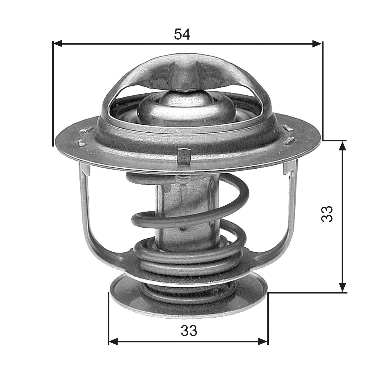 GATES TH30888G1 Termostato, Refrigerante