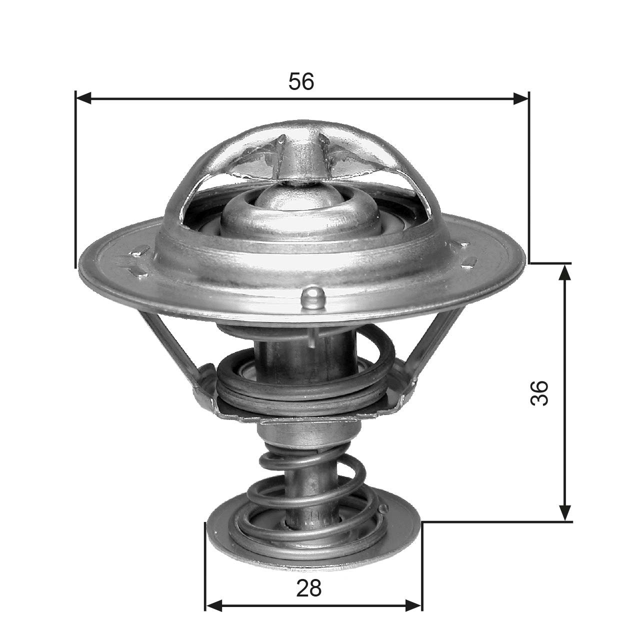 GATES TH31482G1 Termostato, Refrigerante-Termostato, Refrigerante-Ricambi Euro