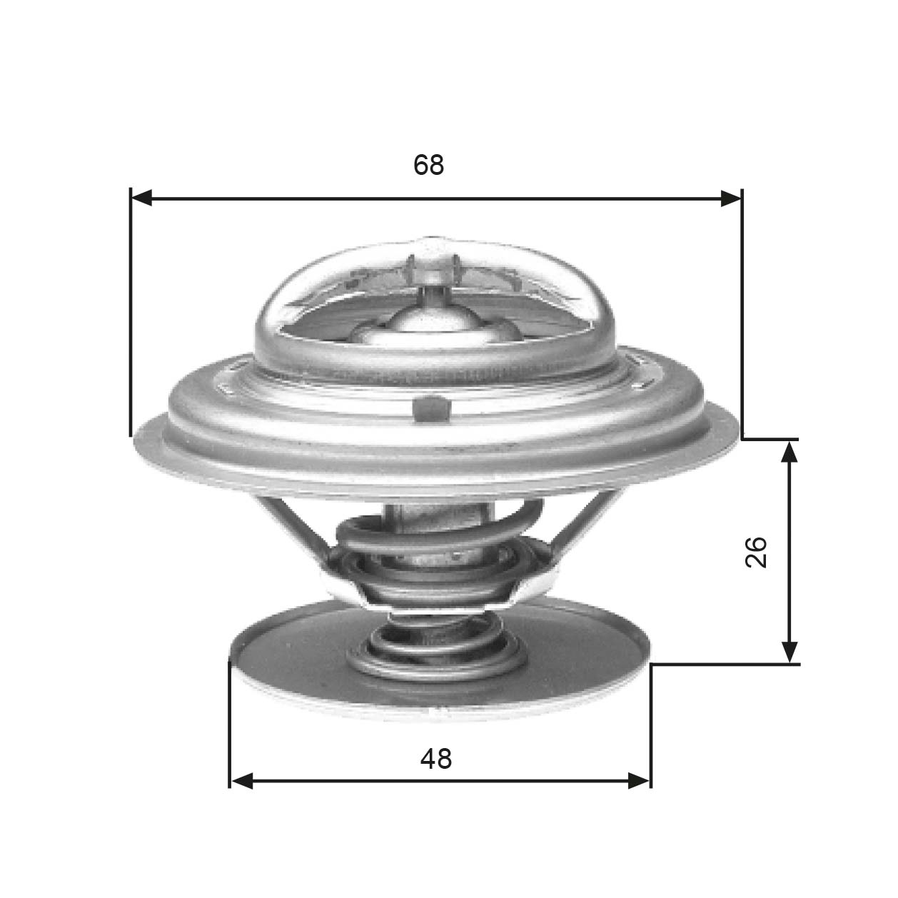 GATES TH32882G1 Termostato, Refrigerante