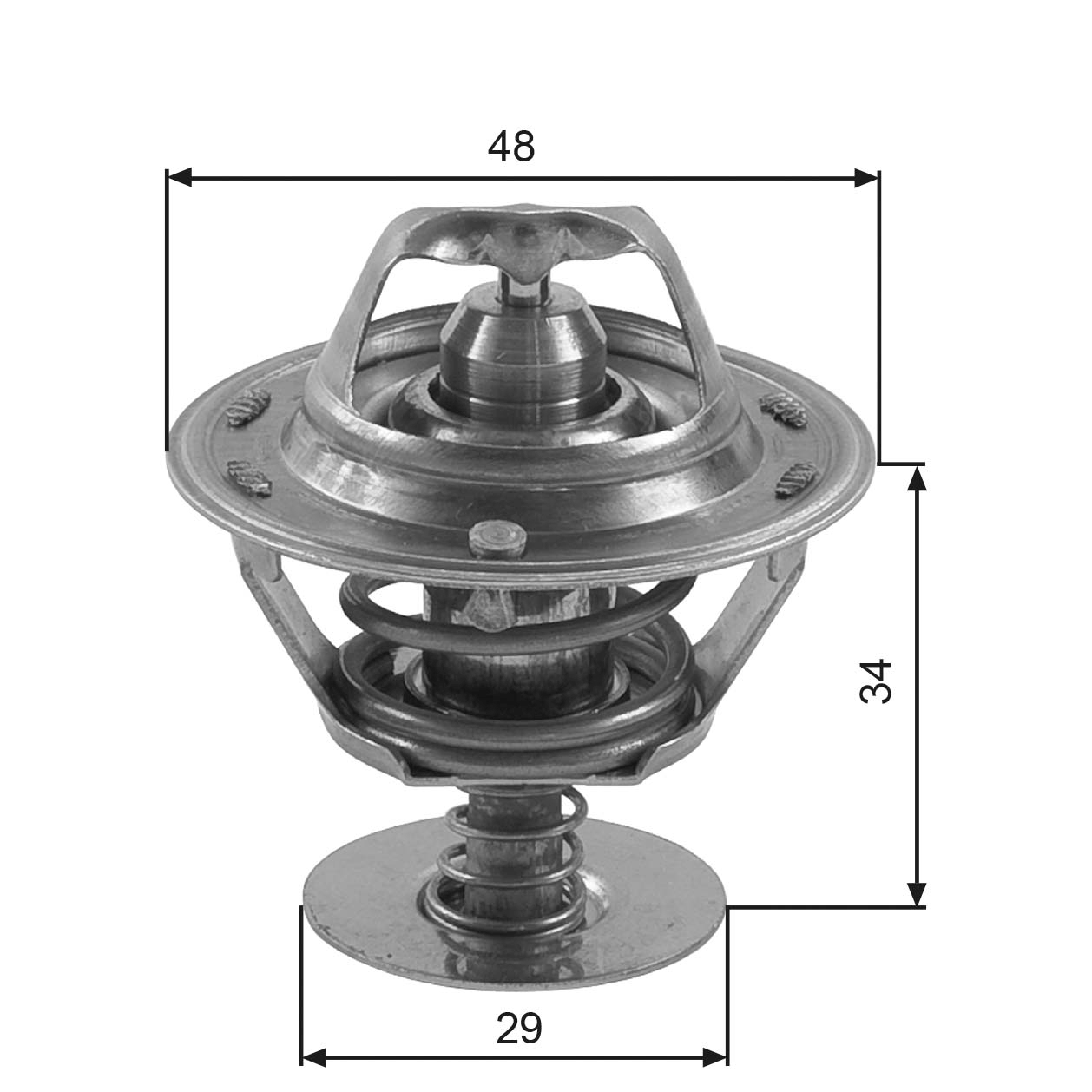 GATES TH39082G1 Termostato, Refrigerante-Termostato, Refrigerante-Ricambi Euro