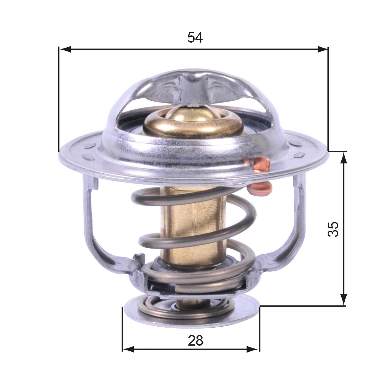 GATES TH43880G1 Termostato, Refrigerante-Termostato, Refrigerante-Ricambi Euro