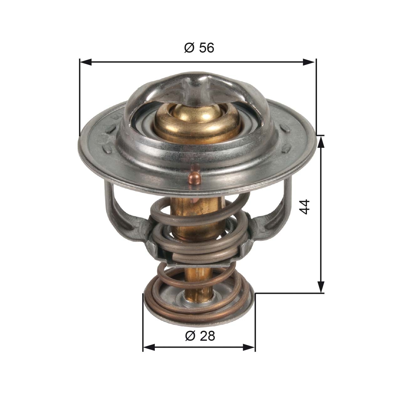 GATES TH48982G1 Termostato, Refrigerante