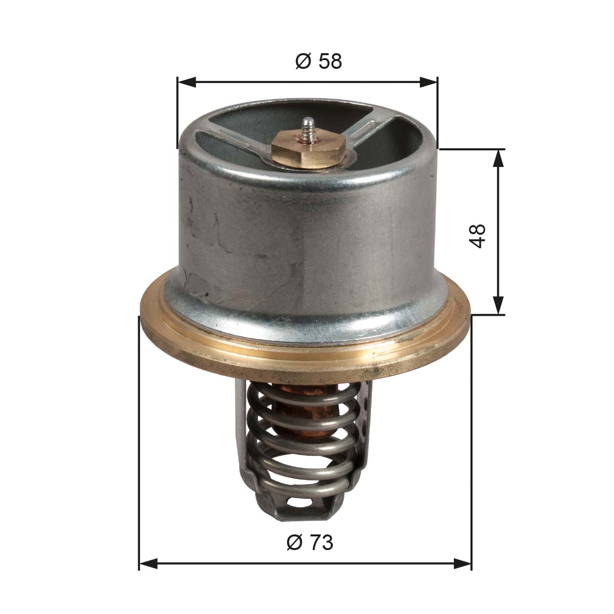 GATES TH51180 Termostato, Refrigerante-Termostato, Refrigerante-Ricambi Euro