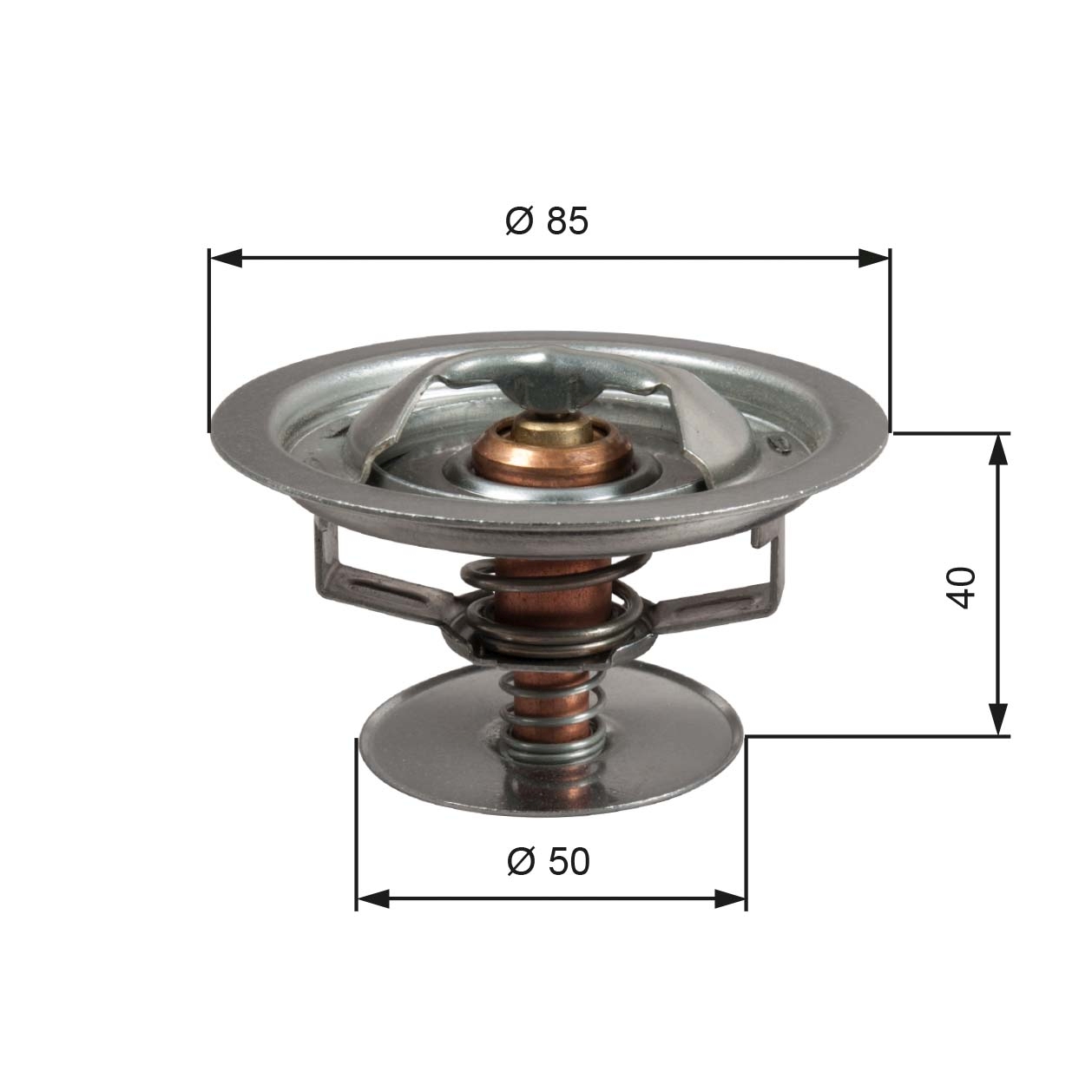 GATES TH51583G1 Termostato, Refrigerante