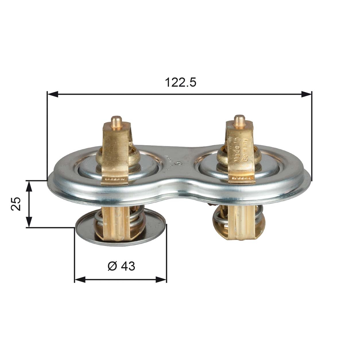 GATES TH52180/87G1 Termostato, Refrigerante