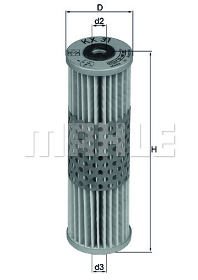 KNECHT KX 31 Fuel filter