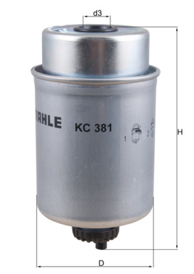 KNECHT KC 381 Fuel filter