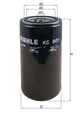 KNECHT KC 601 Fuel filter