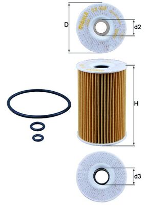 KNECHT OX 388D Oil Filter