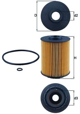 KNECHT OX 356D Oil Filter