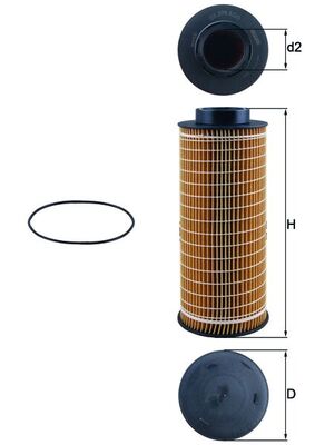 KNECHT OX 376D Ölfilter