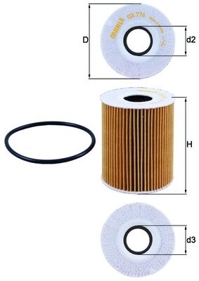 KNECHT OX 776D Oil Filter