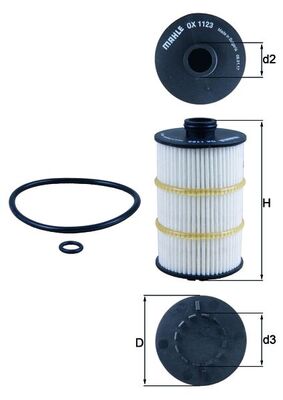 KNECHT OX 1123D Oil Filter