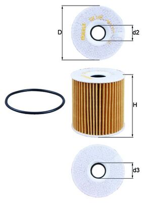 KNECHT OX 149D Φίλτρο λαδιού