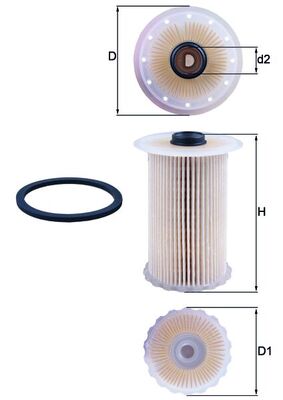 KNECHT KX 229D Fuel filter