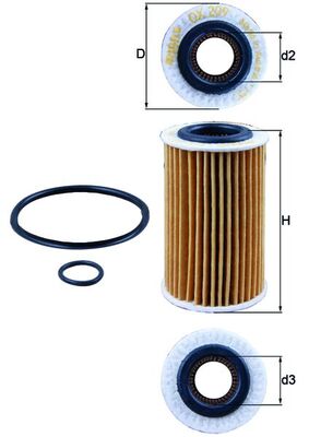 KNECHT OX 209D Oil Filter