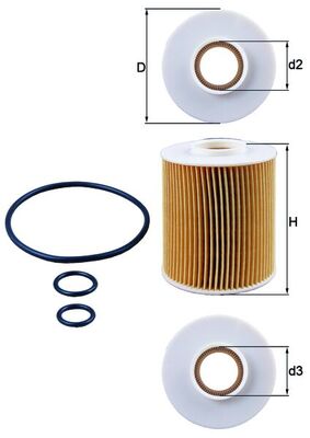 KNECHT OX 163/4D Oil Filter