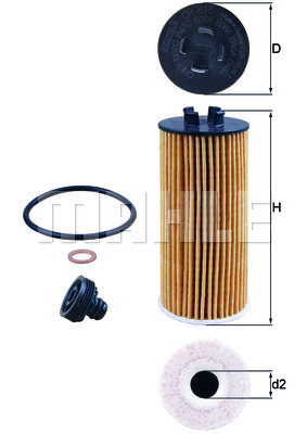 KNECHT OX 815D Oil Filter