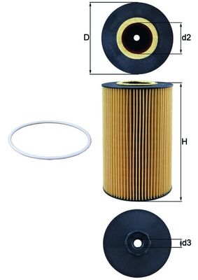 KNECHT OX 425D Oil Filter