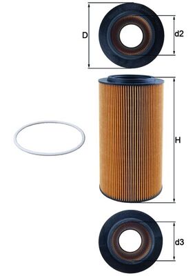 KNECHT OX 561D Oil Filter