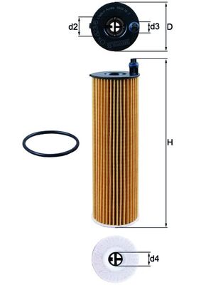 KNECHT OX 823/6D Oil Filter