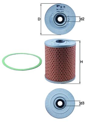 KNECHT OX 79D Ölfilter