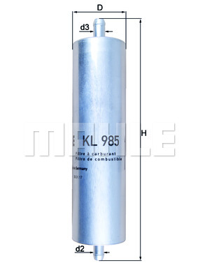 KNECHT KL 985 Fuel filter