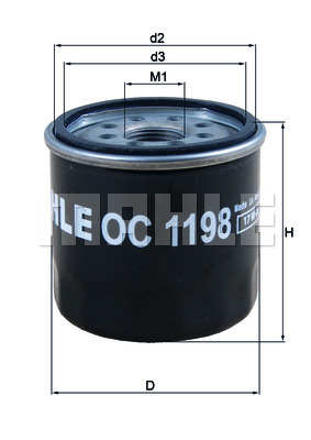 KNECHT OC 1198 Oil Filter