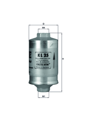 KNECHT KL 25 Fuel filter