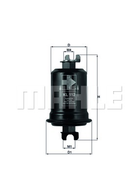 KNECHT KL 112 Fuel filter