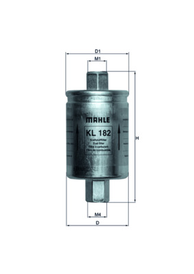 KNECHT KL 182 Fuel filter