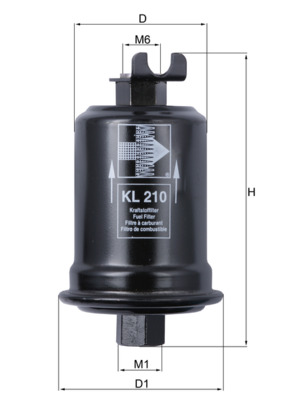 KNECHT KL 210 فلتر الوقود