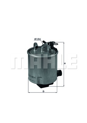 KNECHT KL 440/4 Fuel filter