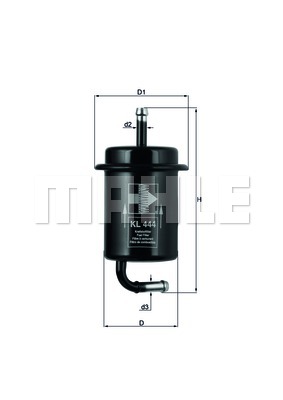 KNECHT KL 444 Fuel filter