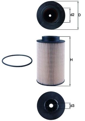 KNECHT KX 191/1D Fuel filter