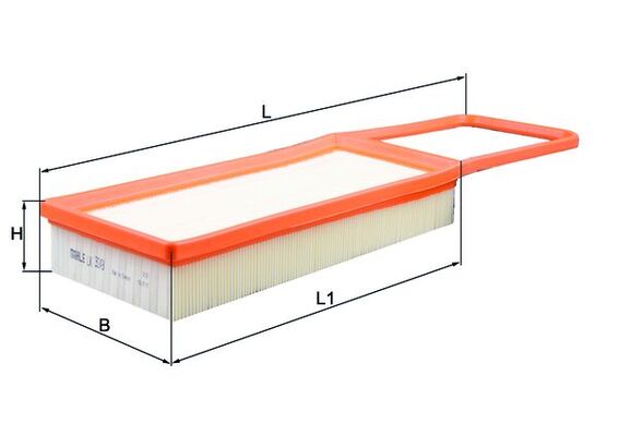 KNECHT LX 3249 Ilmansuodatin