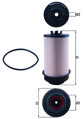 KNECHT KX 181D Fuel filter