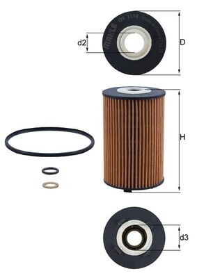 KNECHT OX 1158D Oil Filter