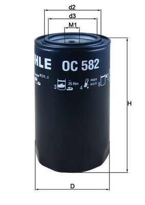 KNECHT OC 582 Oil Filter