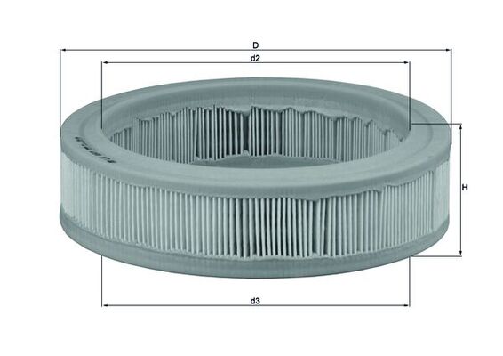 KNECHT LX 487 Ilmansuodatin