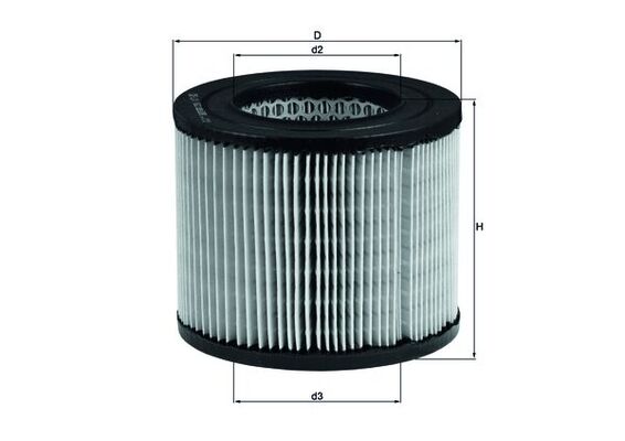 KNECHT LX 162 Air Filter