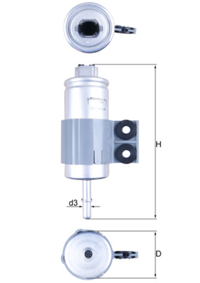 KNECHT KL 510 Filtr paliwa