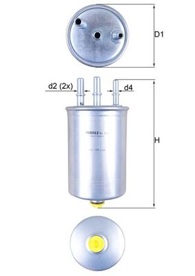 KNECHT KL 511 Bränslefilter