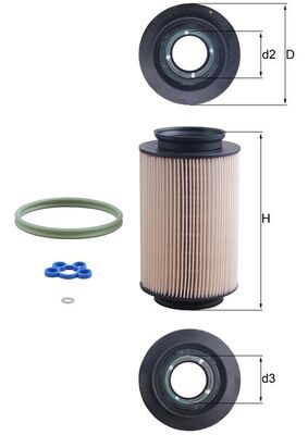 KNECHT KX 178D Fuel filter