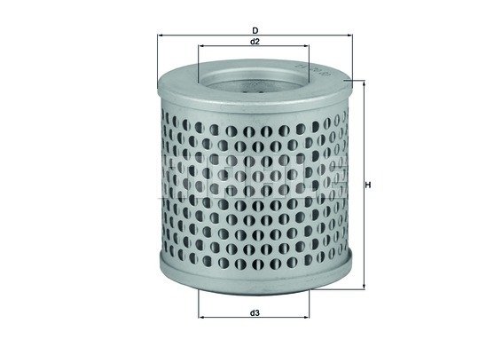 KNECHT LX 253 Ilmansuodatin