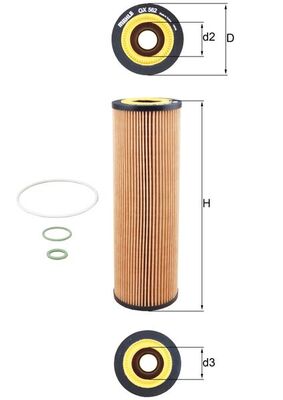 KNECHT OX 562D Oil Filter