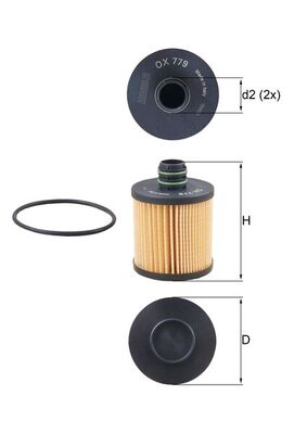 KNECHT OX 779D Oil Filter