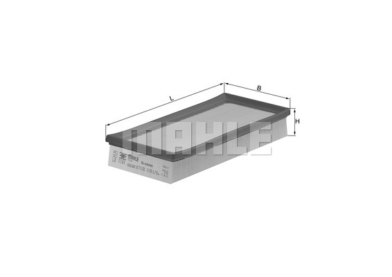 KNECHT LX 1141 Filtr powietrza