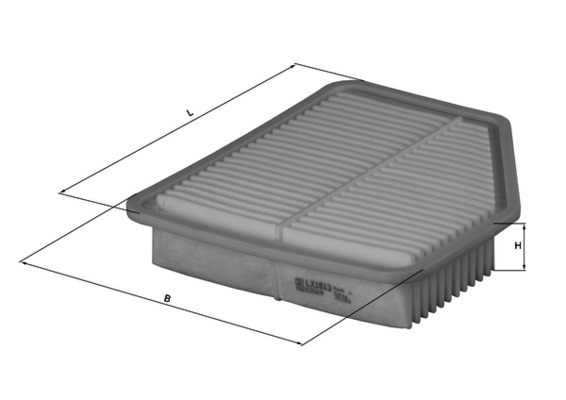 KNECHT LX 1613 Ilmansuodatin